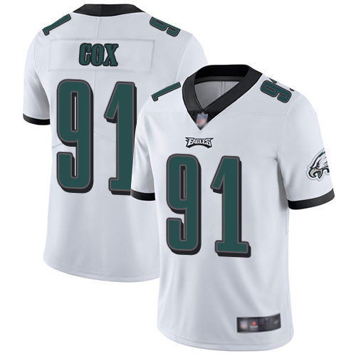 Men Philadelphia Eagles #91 Fletcher Cox White Vapor Untouchable NFL Jersey Limited Player Football